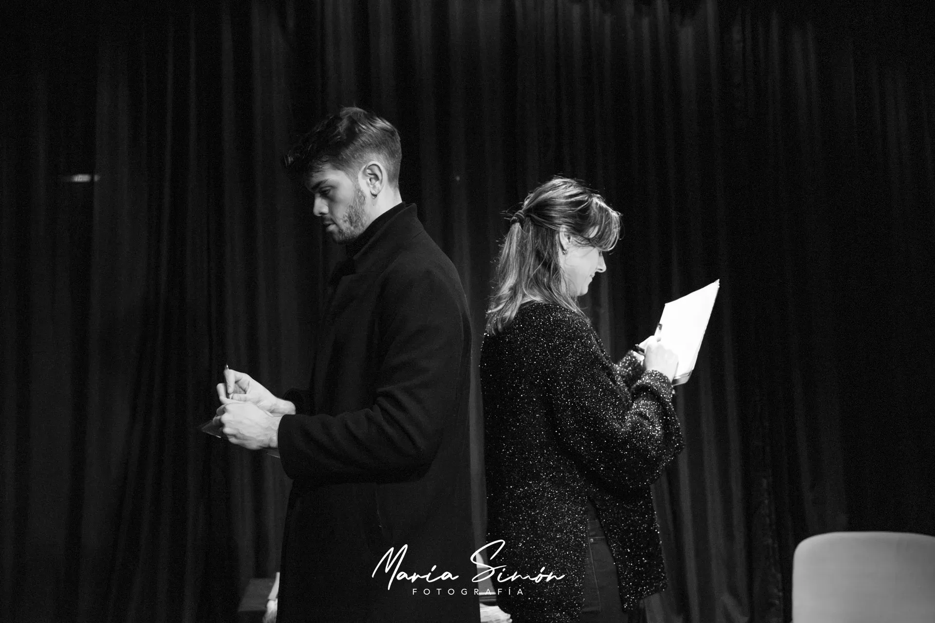 Clutterbuck en escena